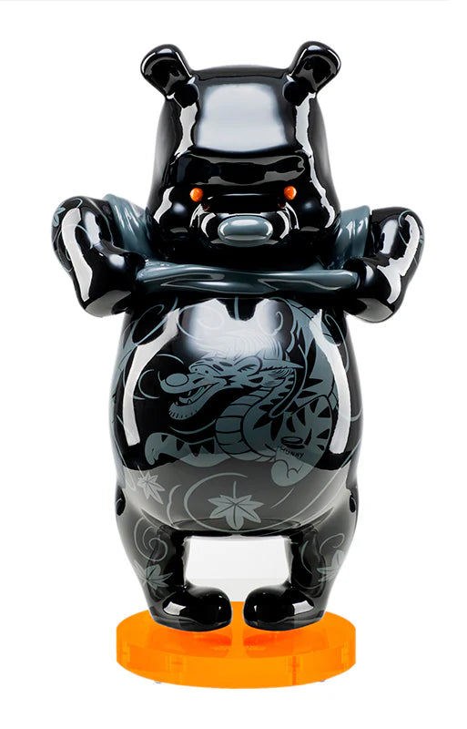 Cink x Jeesaya Sculpture "Tatpooh BLK Kuro Gallery" by Jee Saya - 41cm/16in