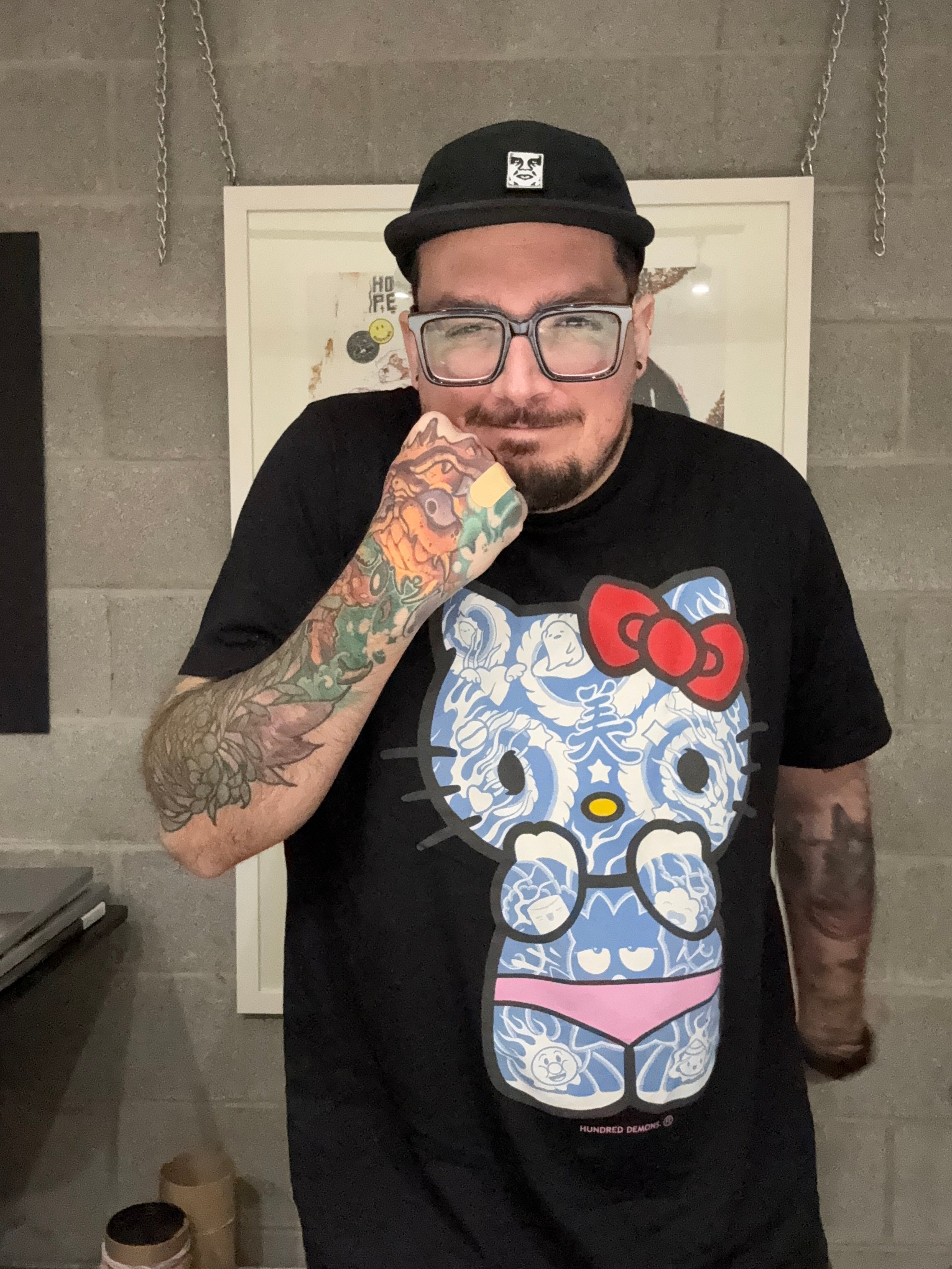 CINK x Hundred Demons | Punk Kitty 'Tee'