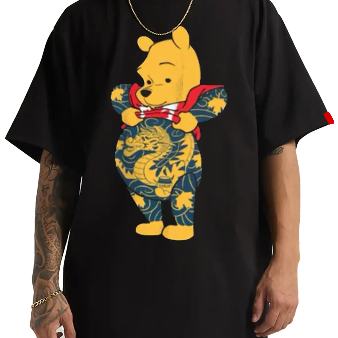 CINK x JeeSaya Tattpooh Canada blck 'Tee'