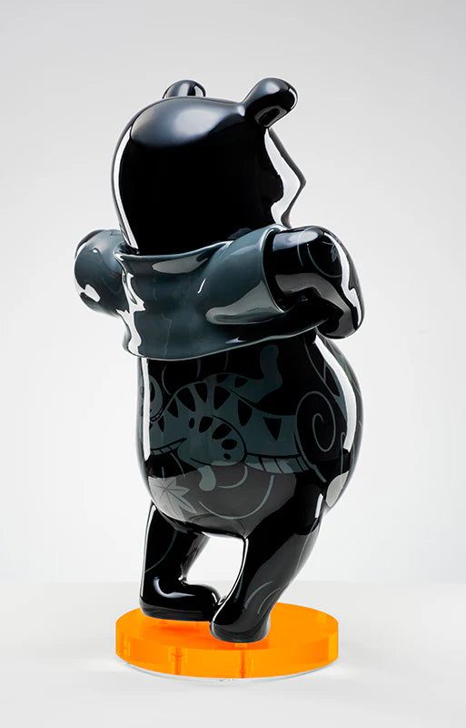Cink x Jeesaya Sculpture "Tatpooh BLK Kuro Gallery" by Jee Saya - 41cm/16in
