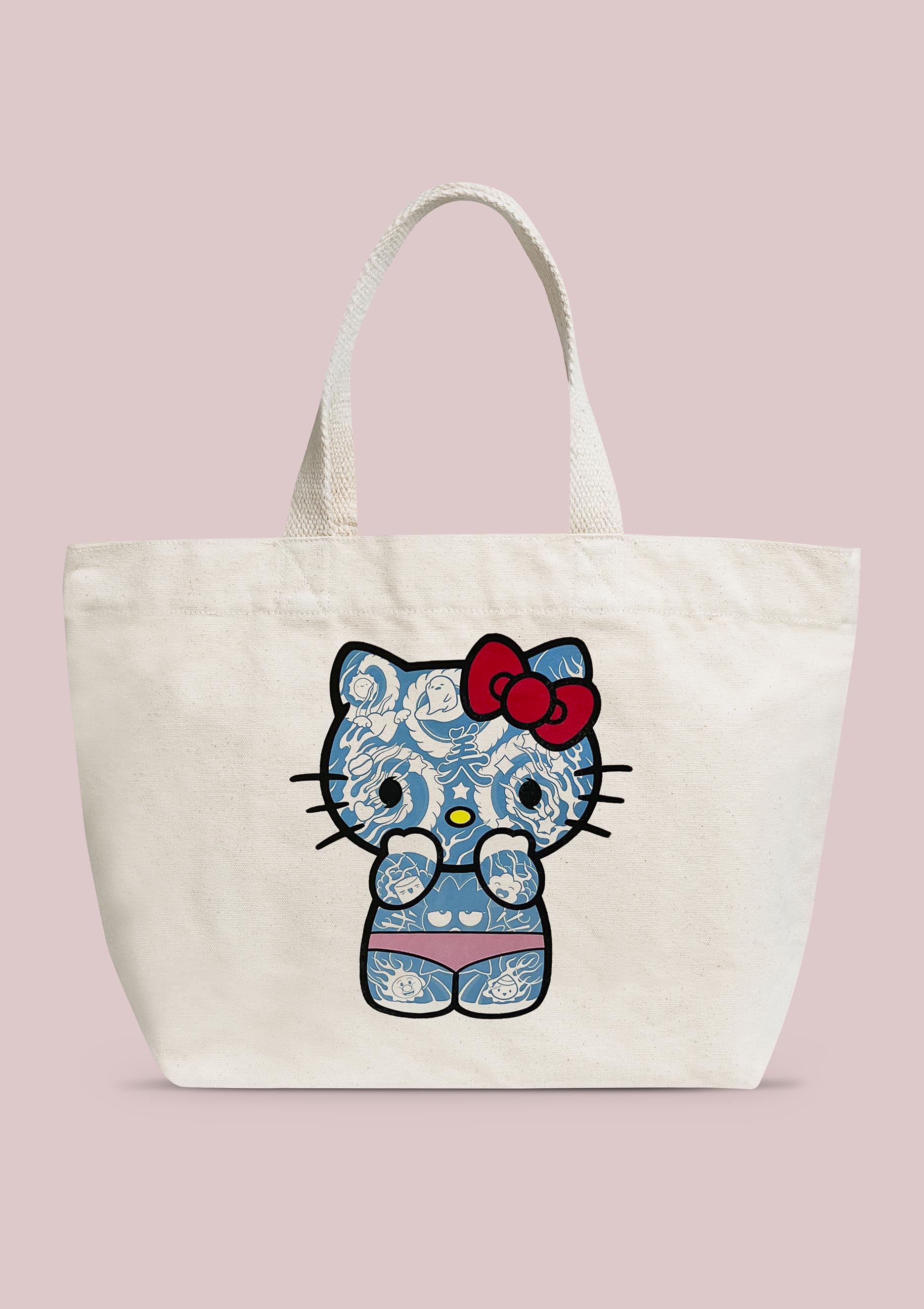 CINK x Hundred Demons “KittyPunk” tote bag