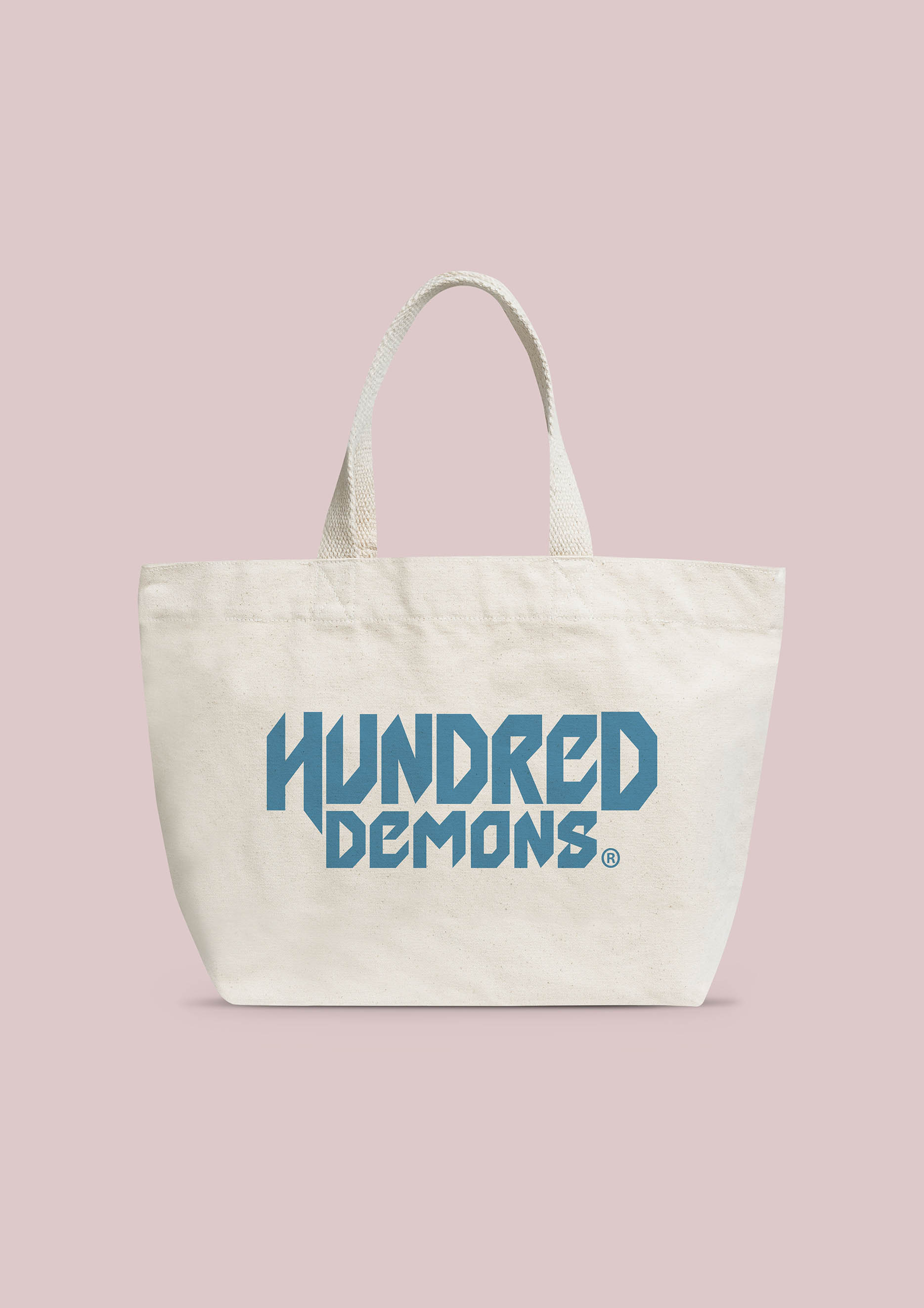 CINK x Hundred Demons “KittyPunk” tote bag