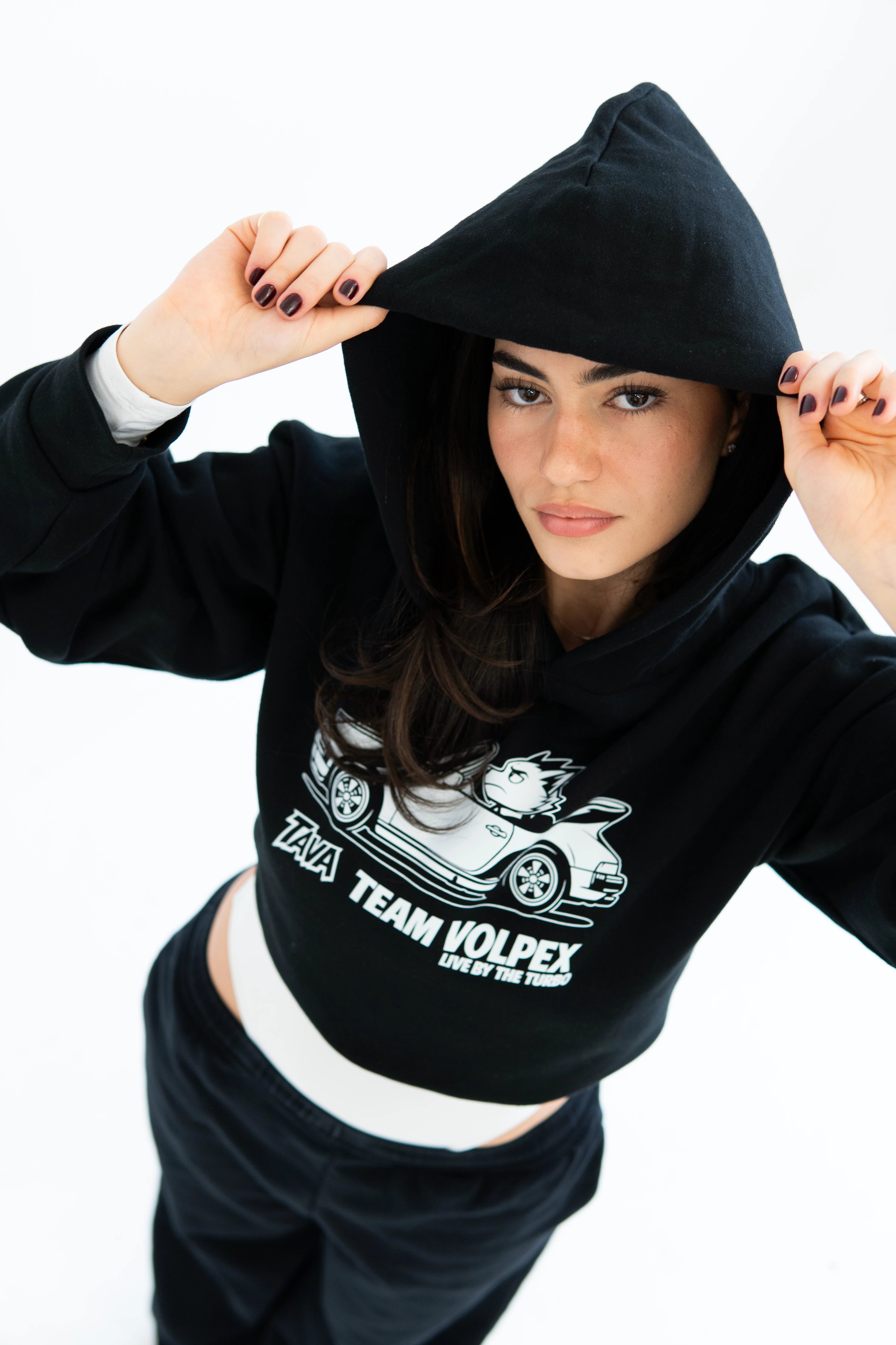 Team Volpex | Turbo collection black hoodie