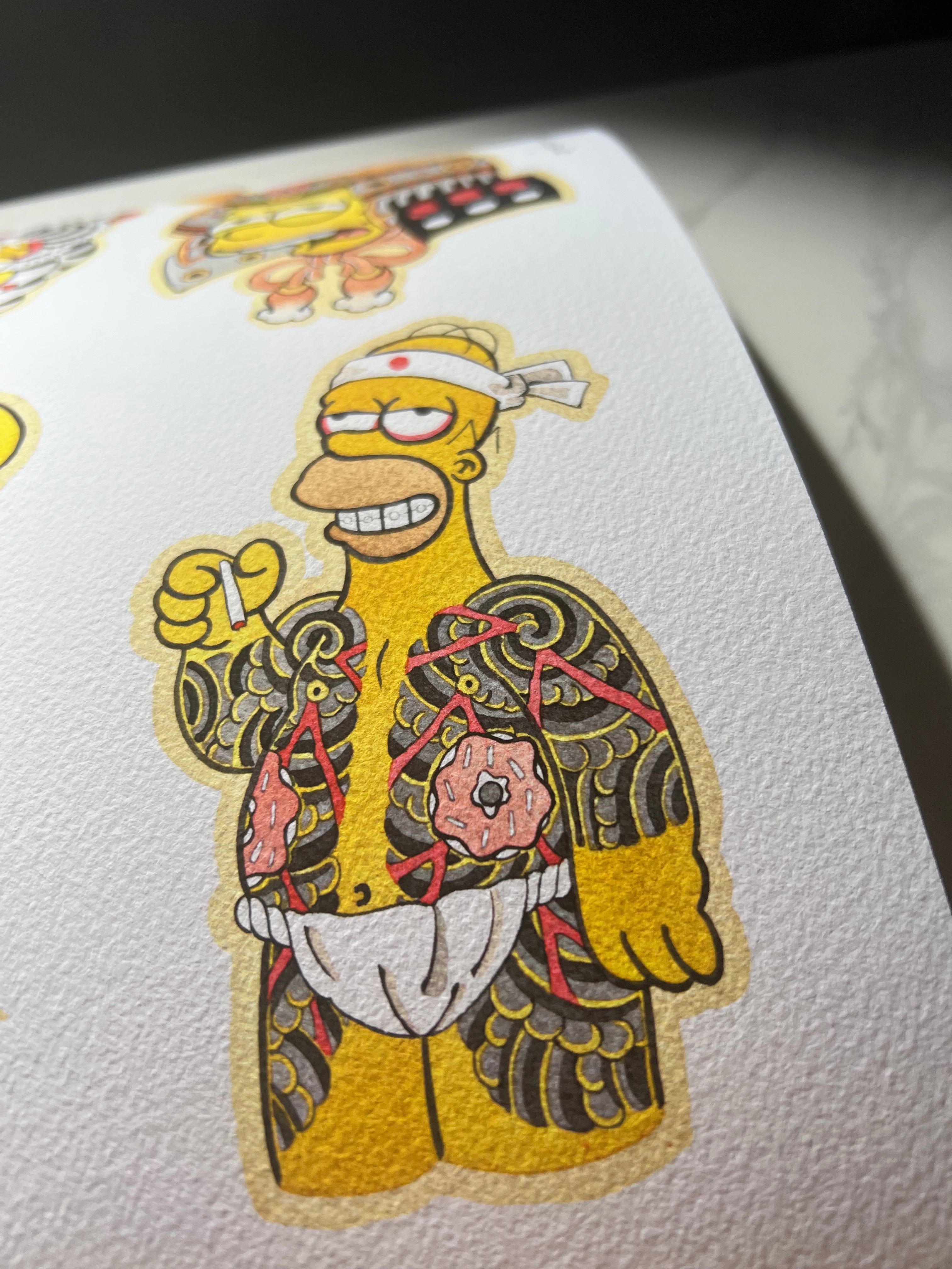 CINK x Manh Huynh Simpsons flash print