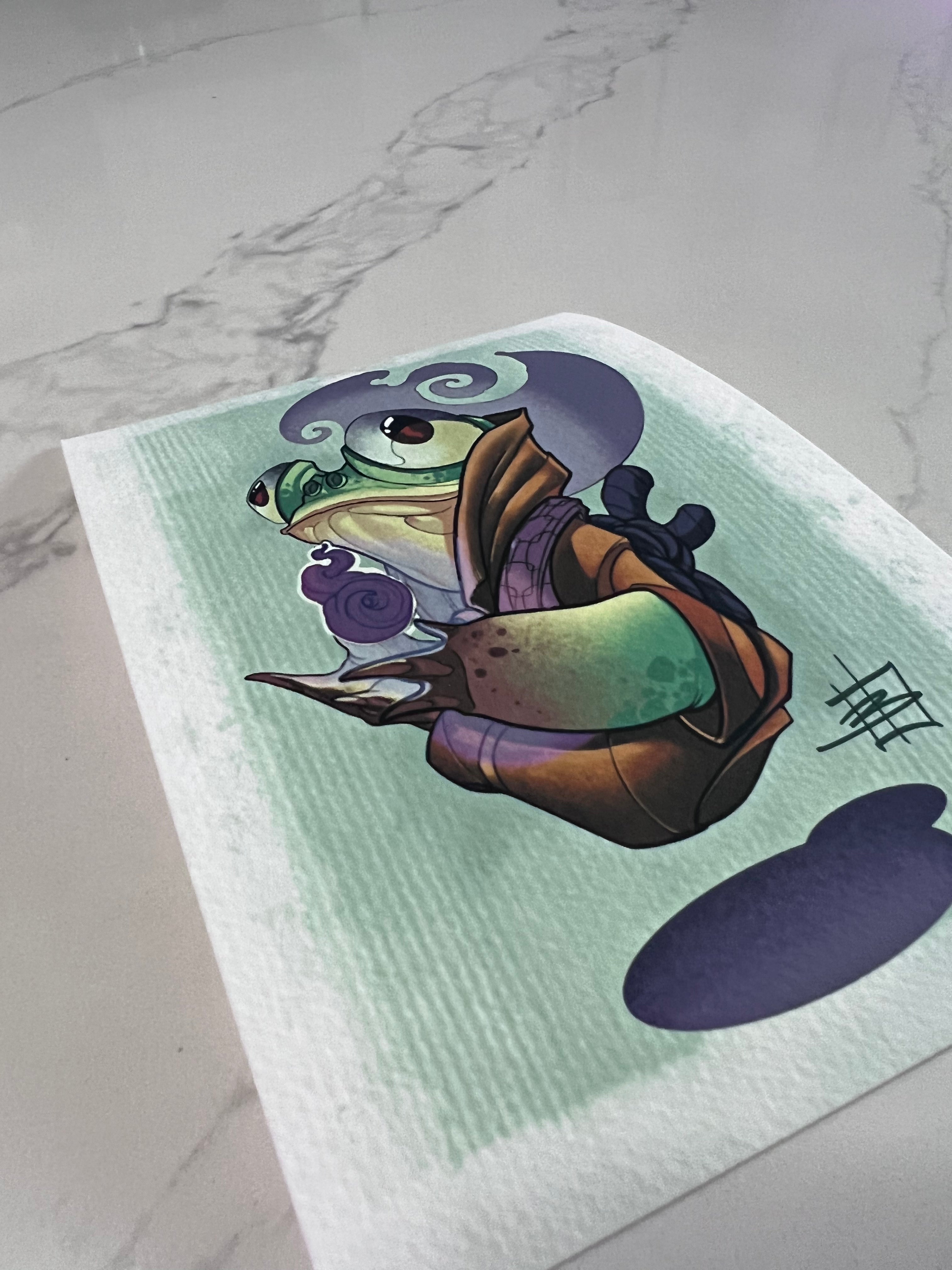 CINK x Briel Frog Green Mage Print