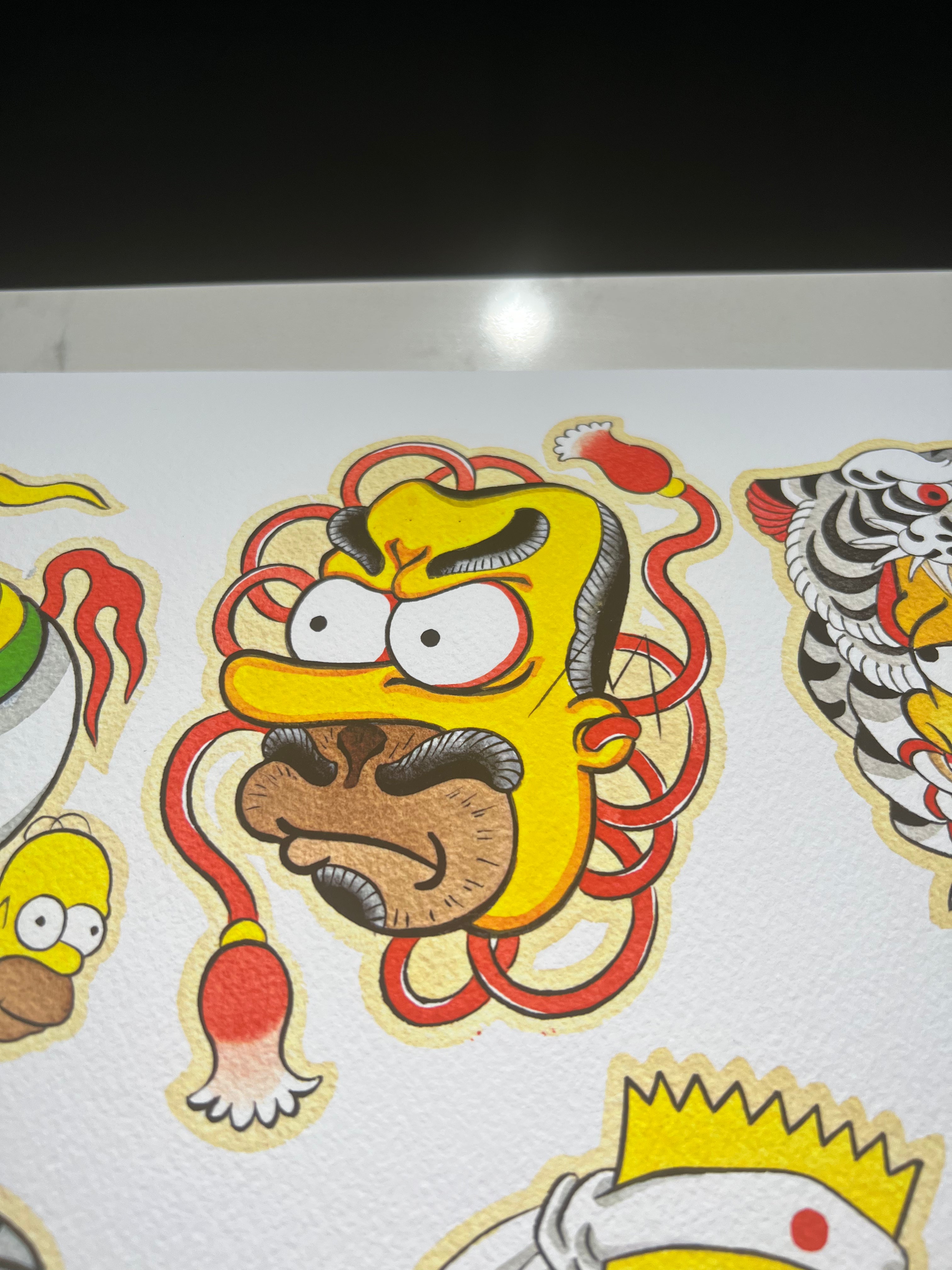 CINK x Manh Huynh Simpsons flash print