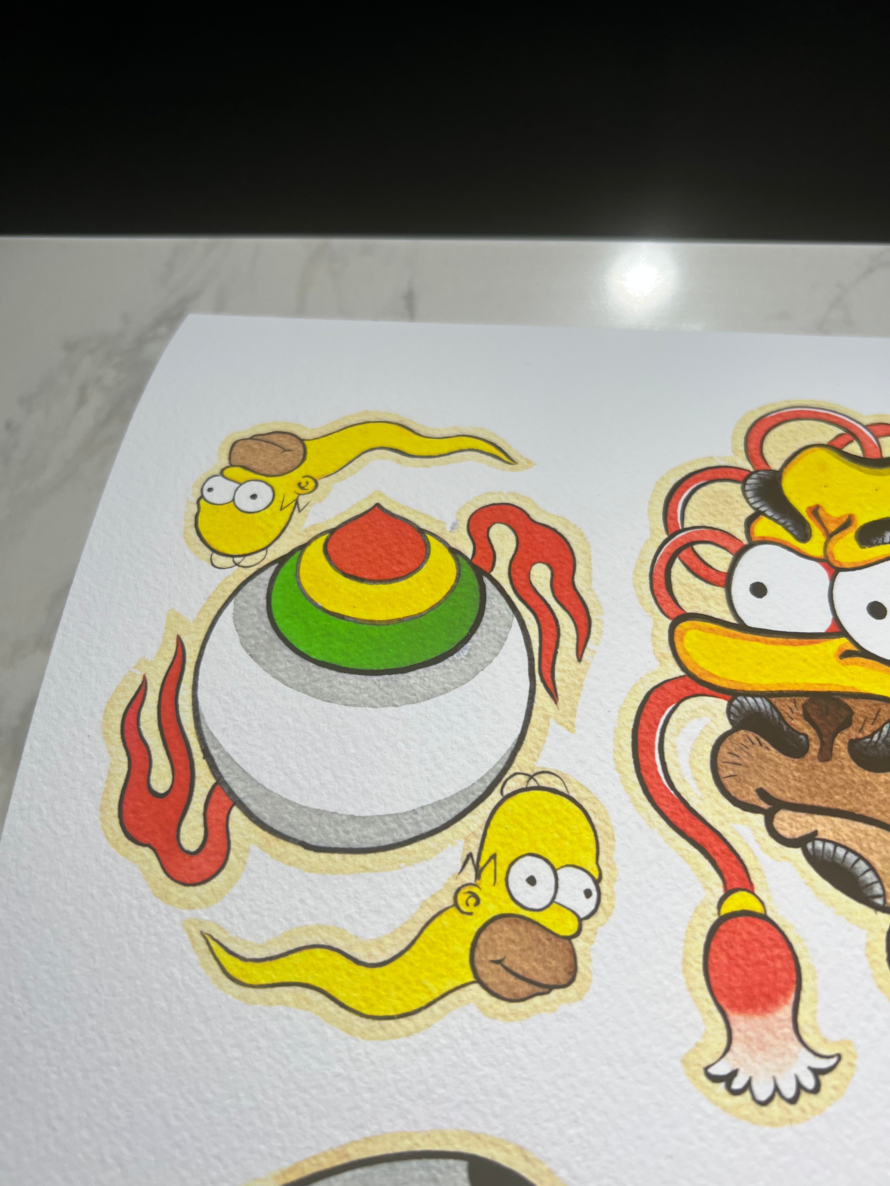 CINK x Manh Huynh Simpsons flash print
