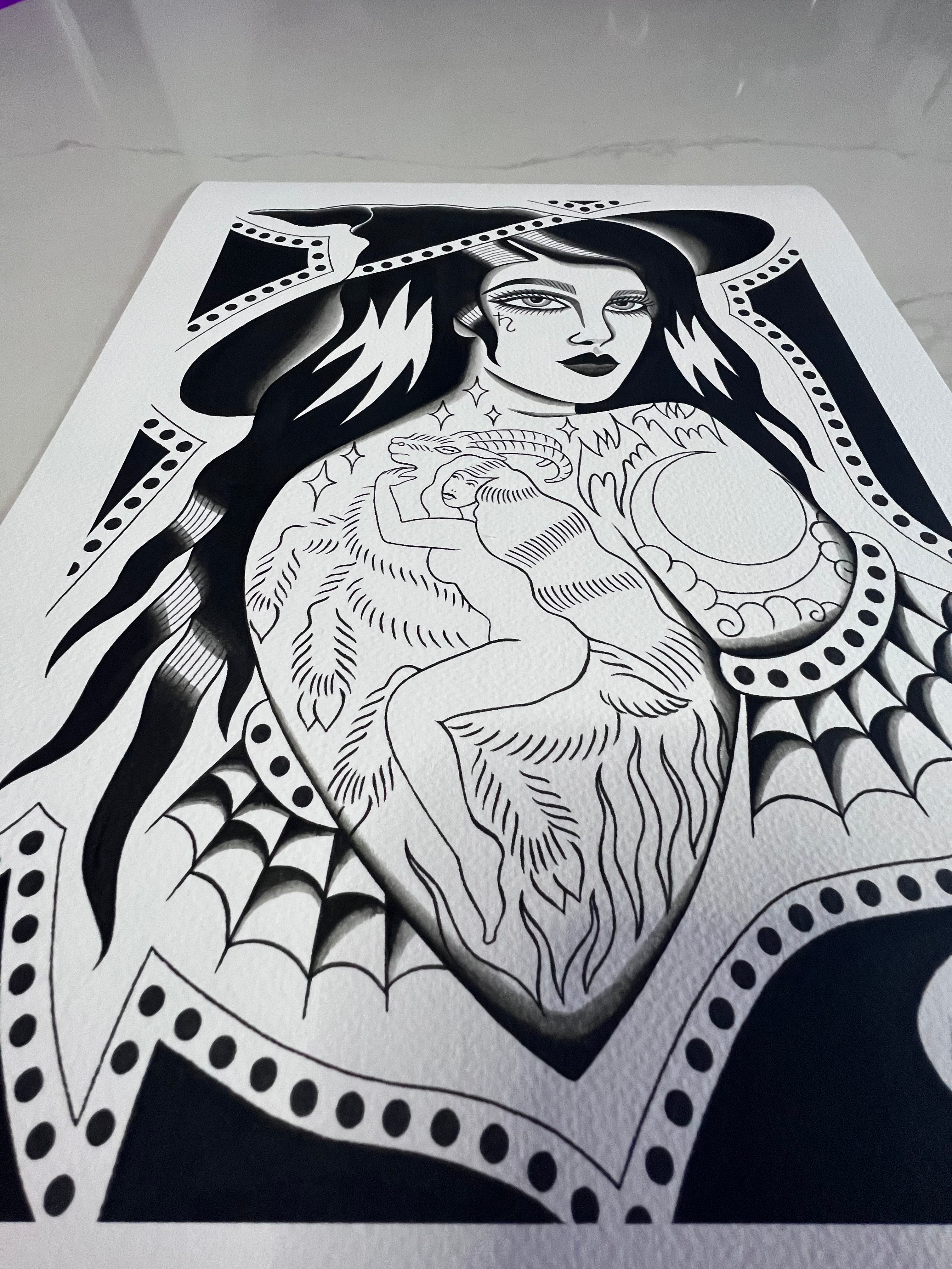 CINK x Verolagachette Witch Print