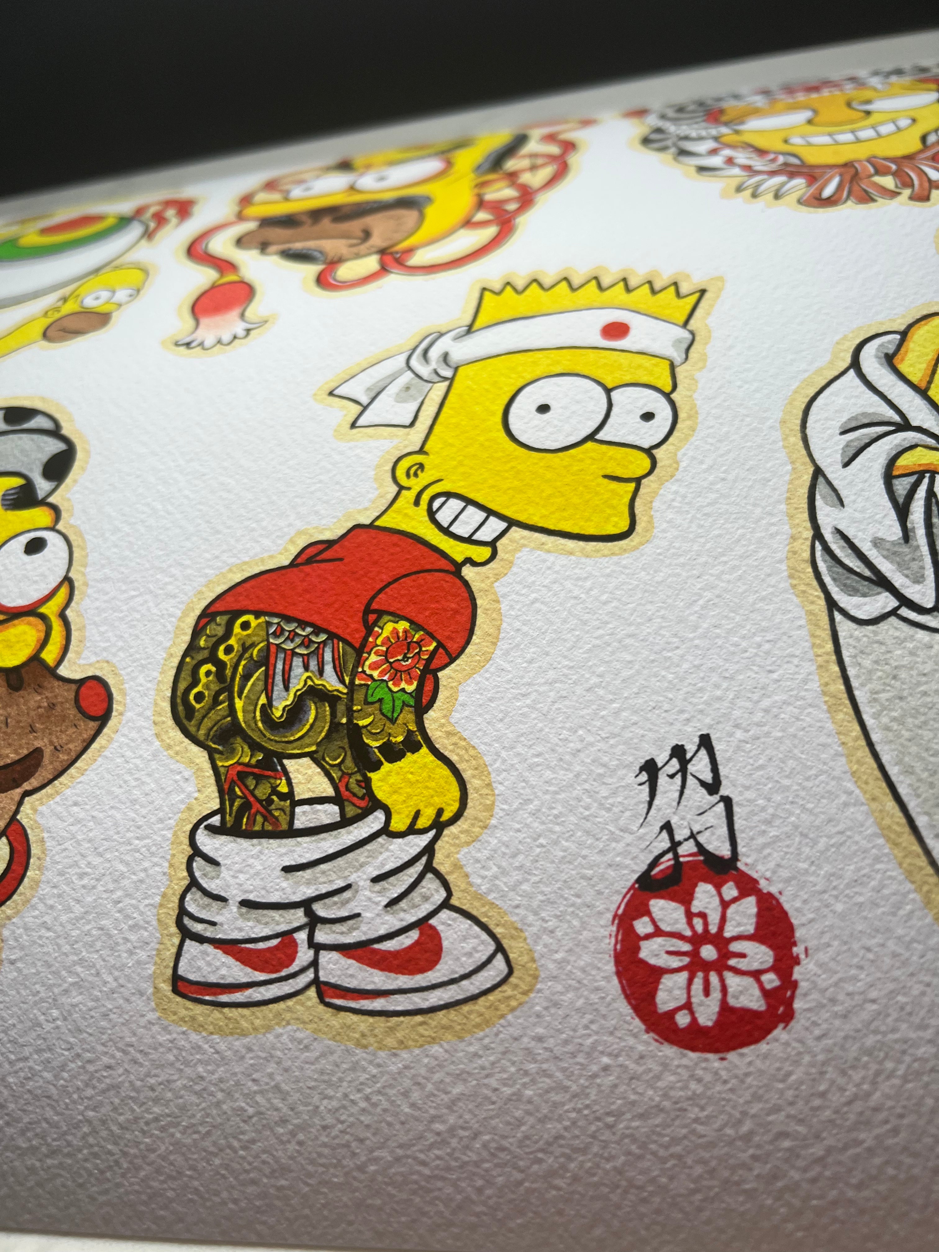 CINK x Manh Huynh Simpsons flash print