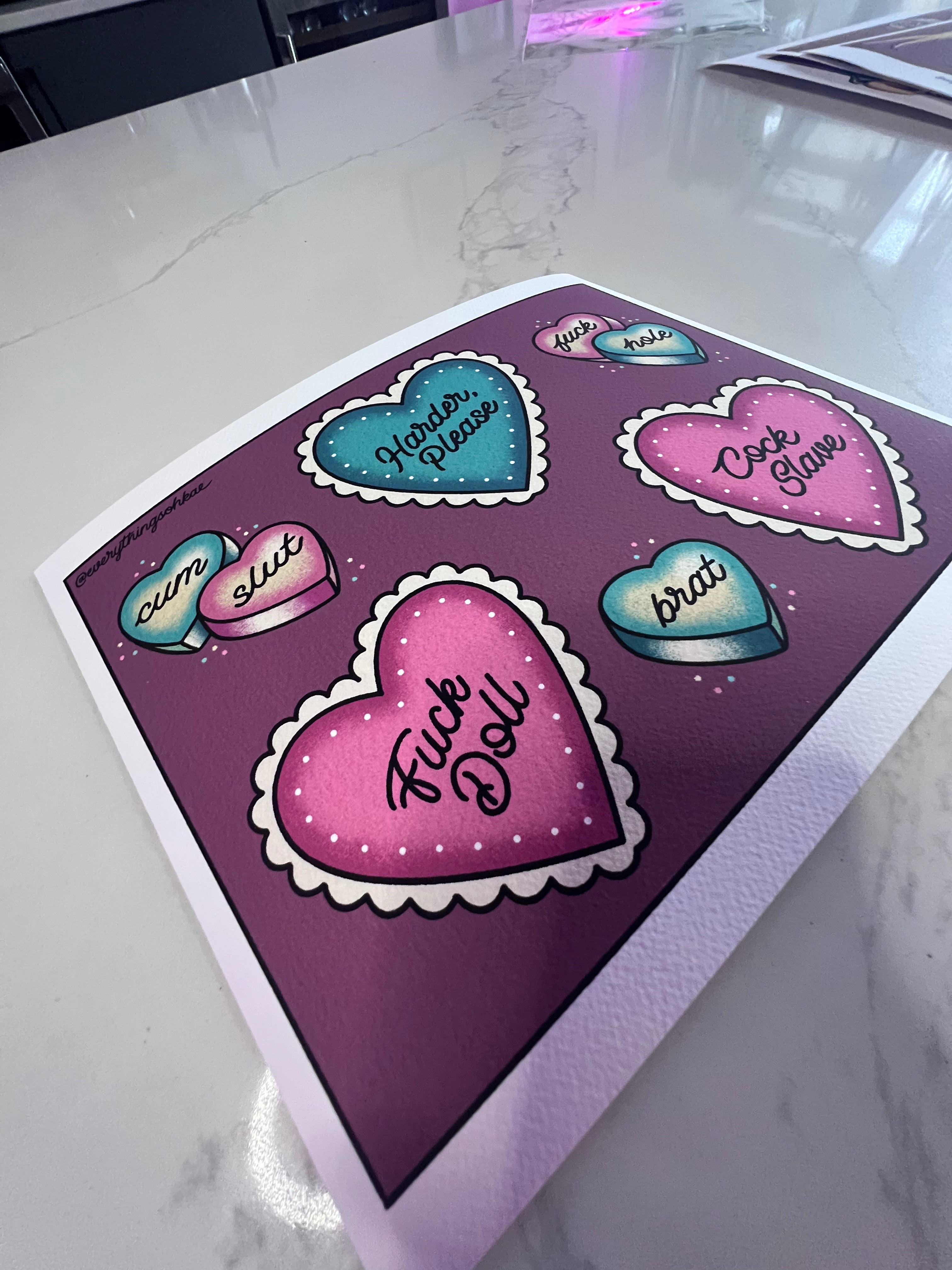 CINK x Everythingohkae Heart Print