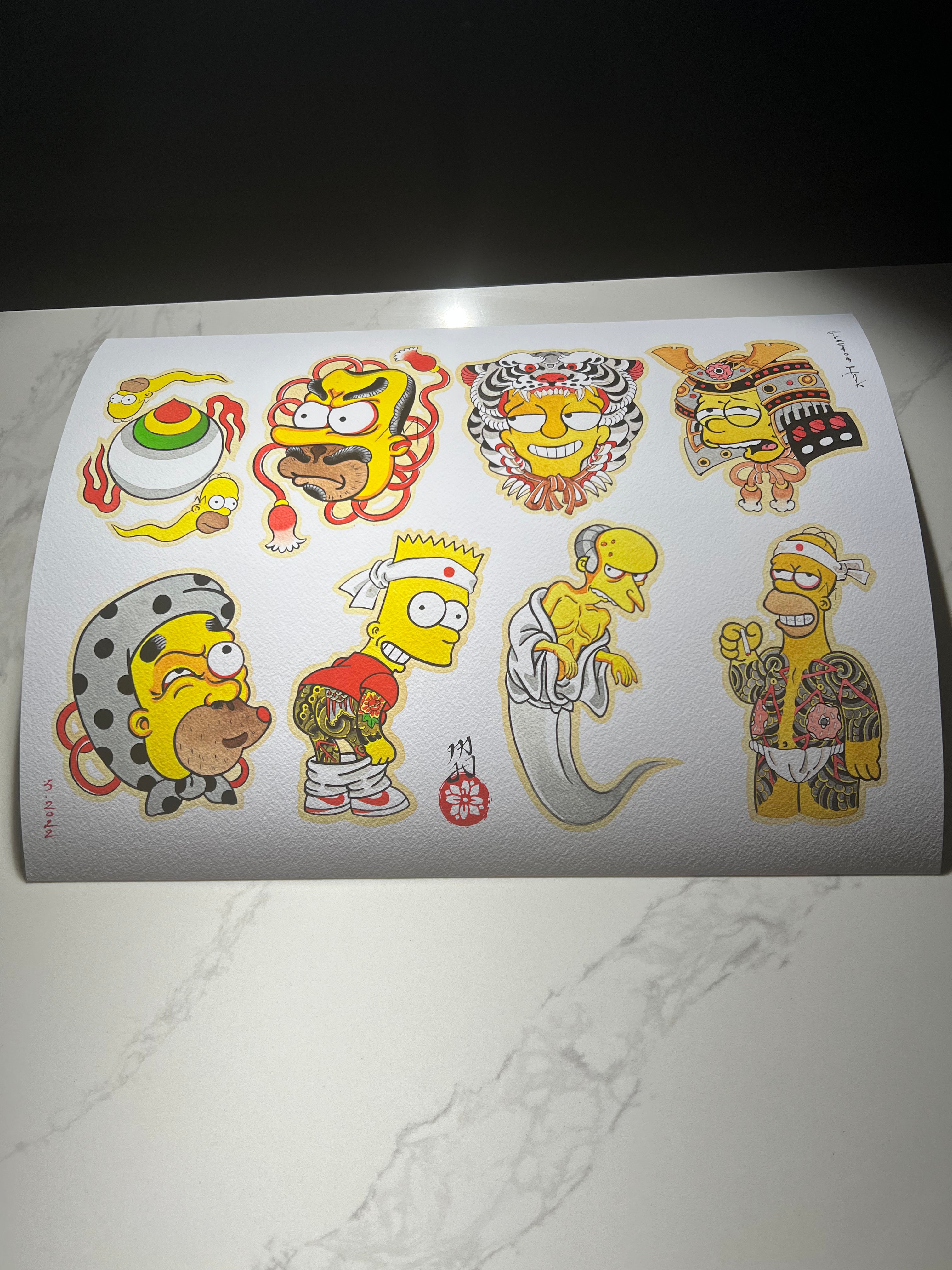 CINK x Manh Huynh Simpsons flash print