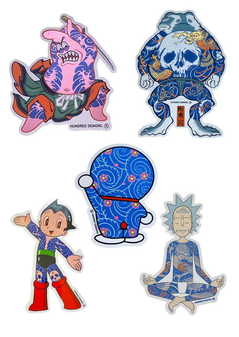 CINK x Hundred Demons sticker pack 2
