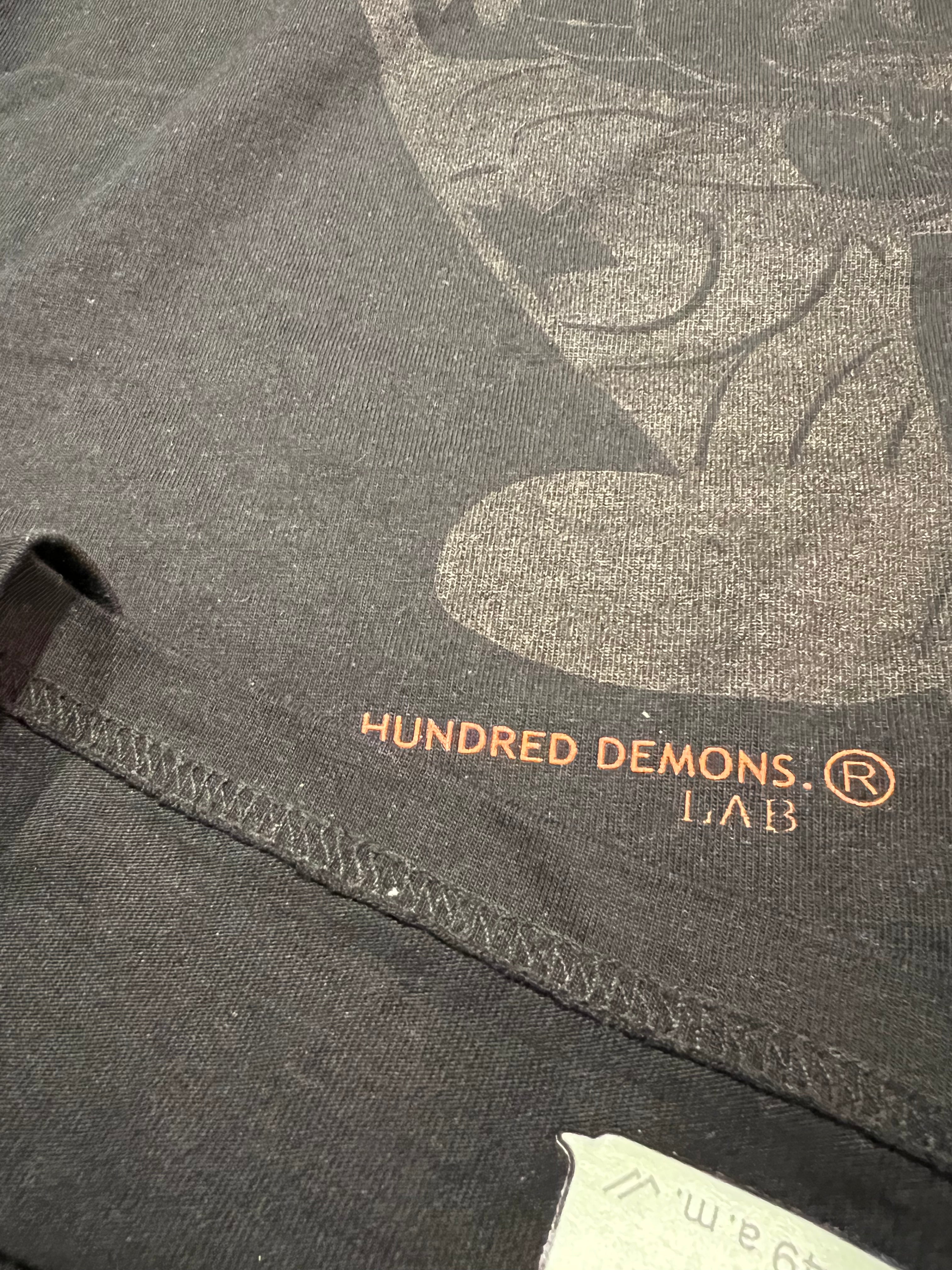 CINK x Hundred Demons Lab Tattpooh black limited 'Tee'