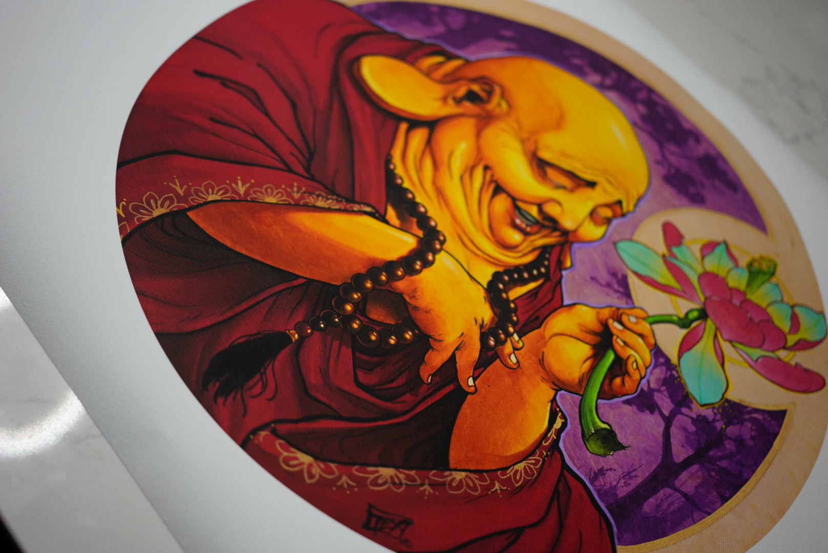 CINK x James Tex Buddha print