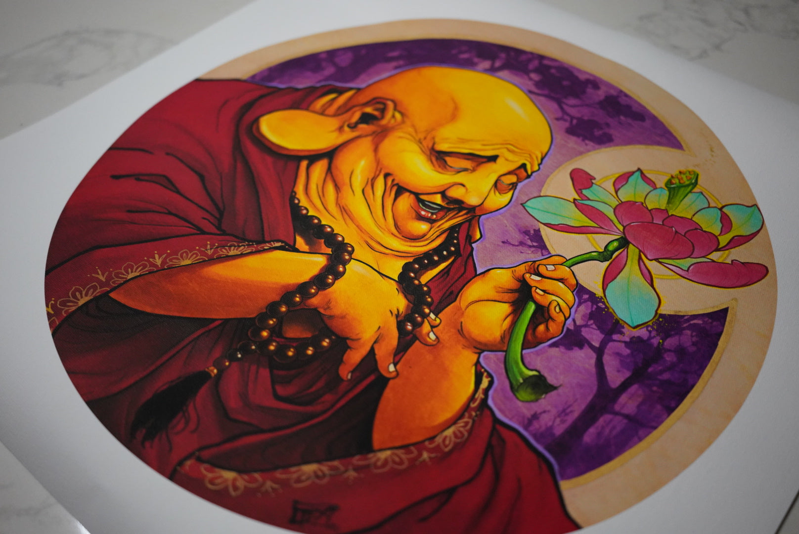 CINK x James Tex Buddha print