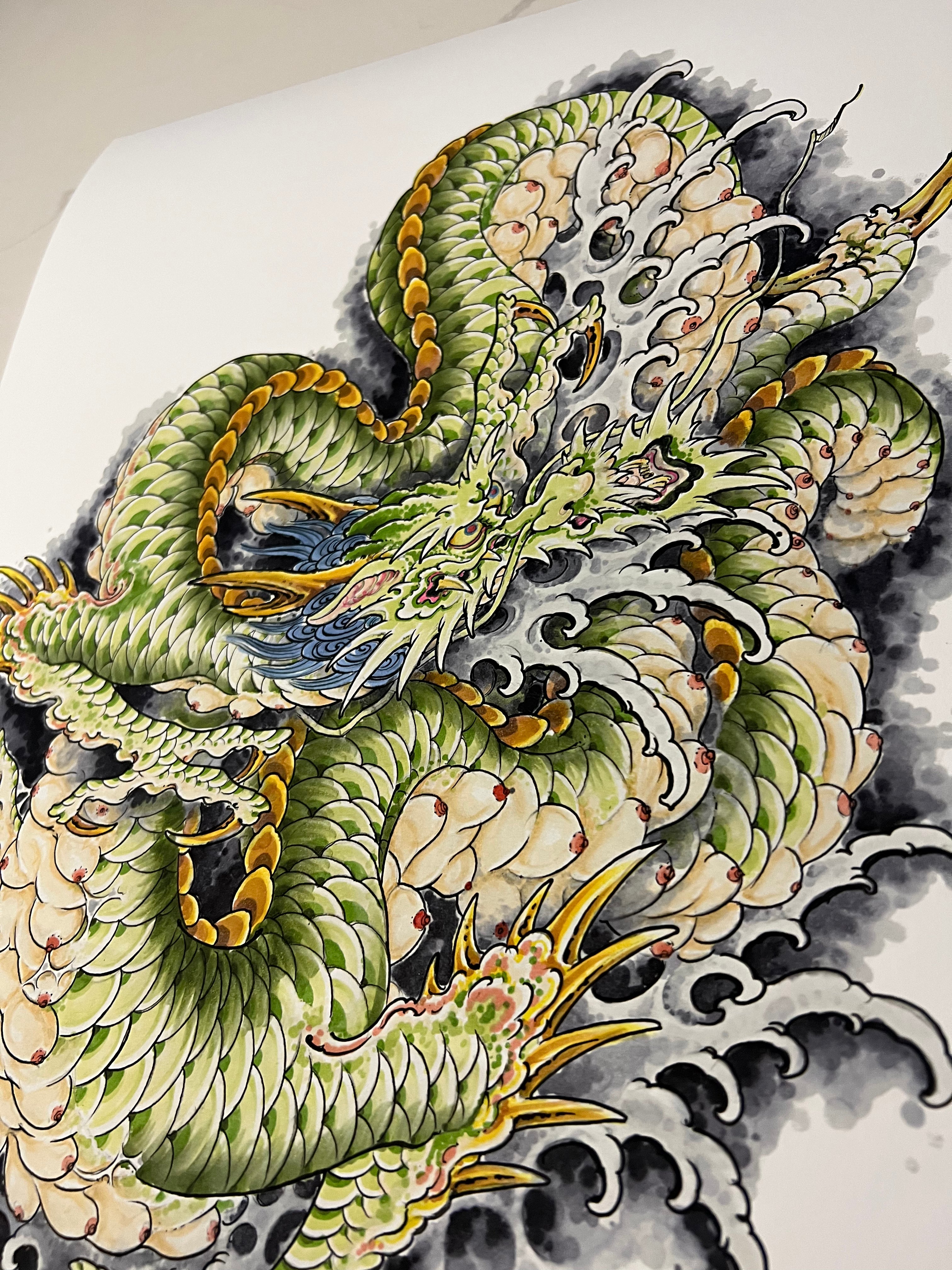 CINK x Genghis Shawn Mother Dragon print