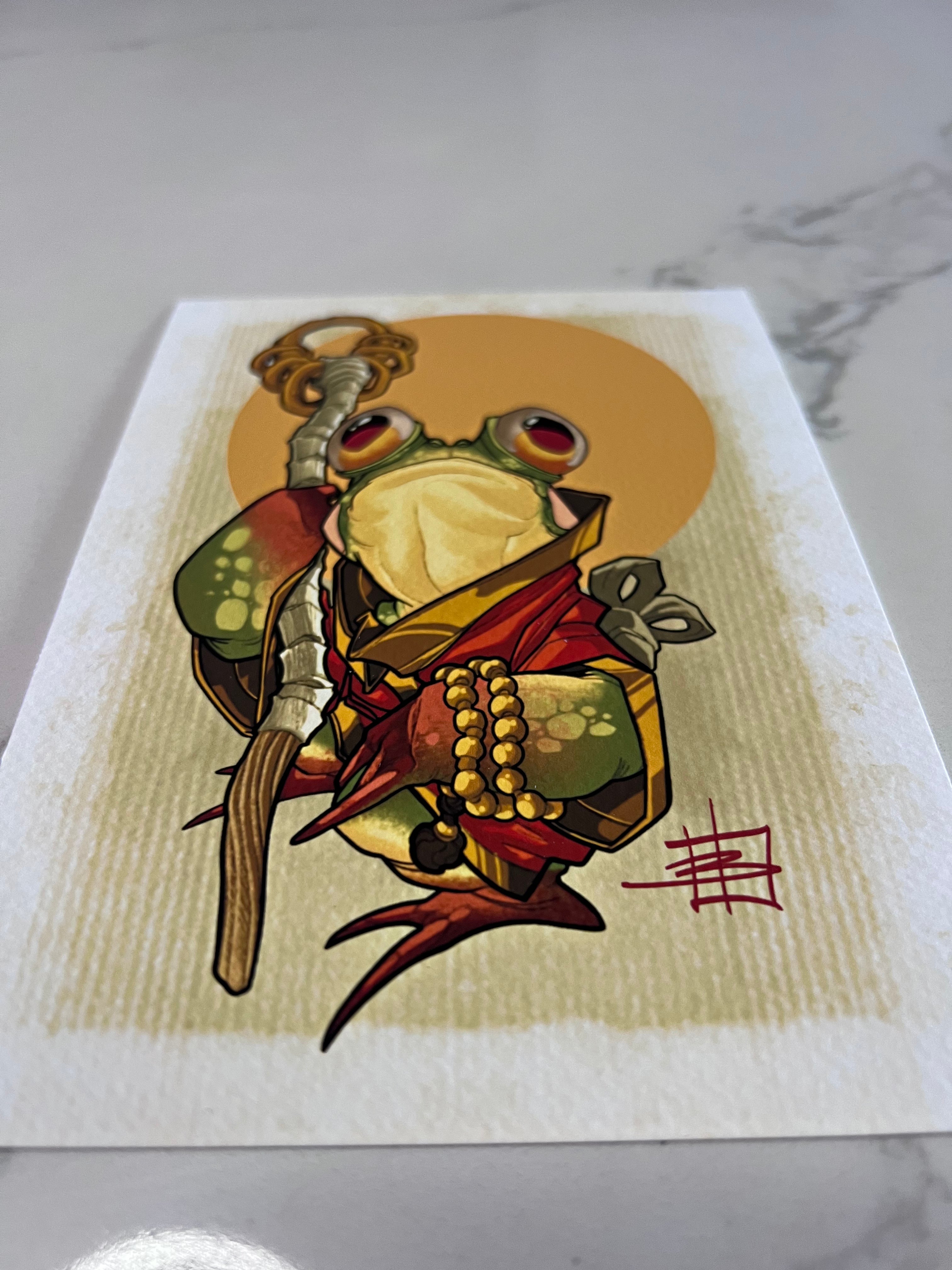 CINK x Briel Frog Sun Templar Print