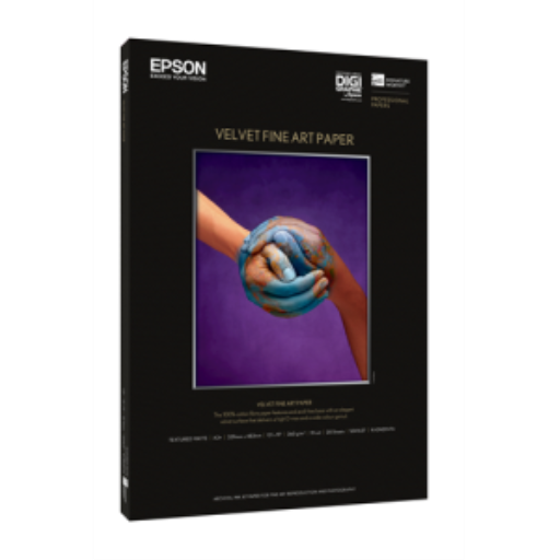 Epson Velvet Fine Art Paper (13"x19"), 20 sheetsS041