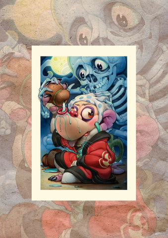 CINK x Victor Chil MY LOVELY FRIEND, THE DARK SIDE Print