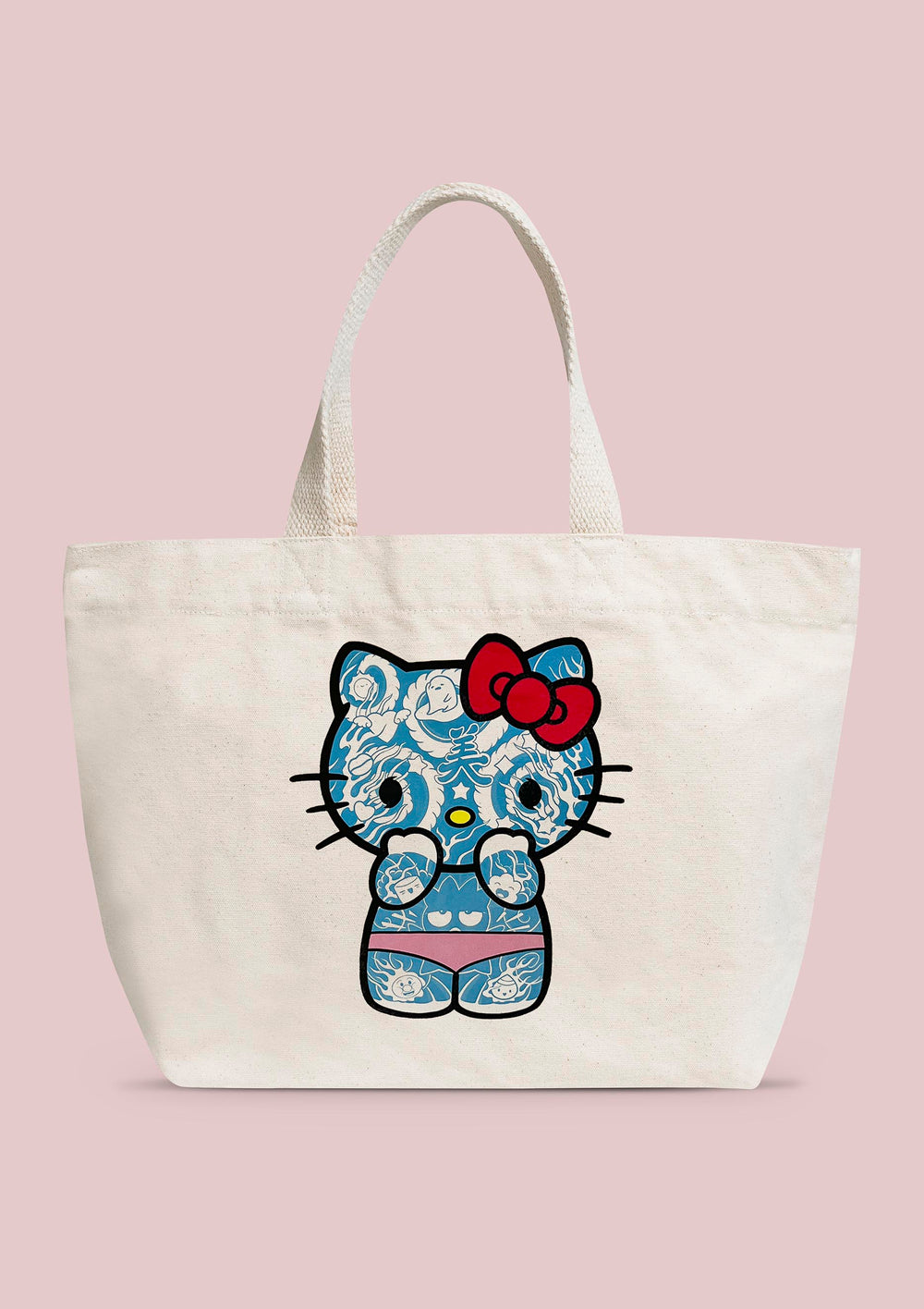 CINK x Hundred Demons Tote-bag "KittyPunk"