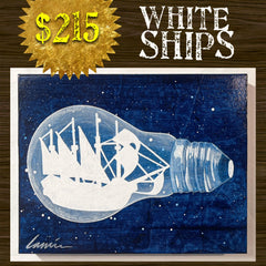 Lanier | Ship in a light bulb 2