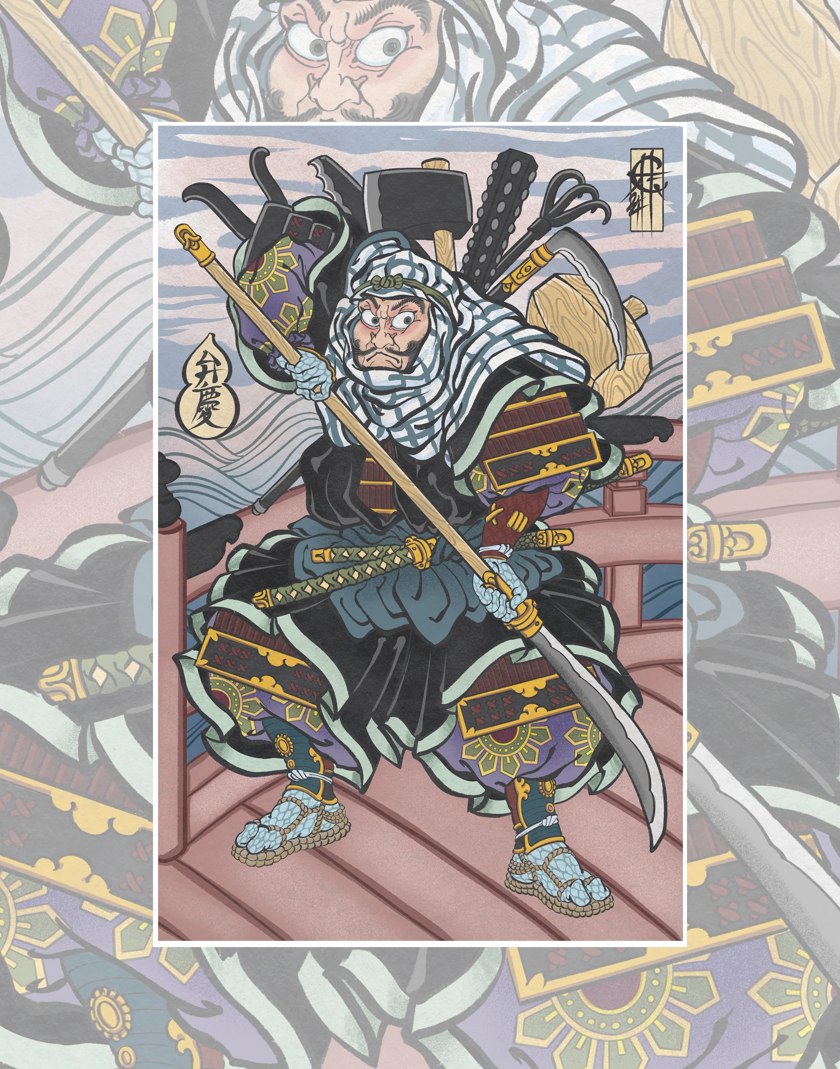 CINK x James Bird (Horichou) | Warrior print