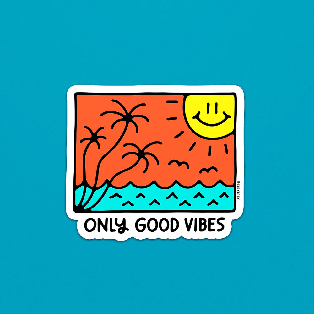 CINK x Elektrek | Only Good Vibes Sticker misc 