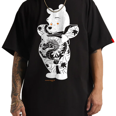 CINK x Hundred Demons | Reverse Pooh Black 'Tee'