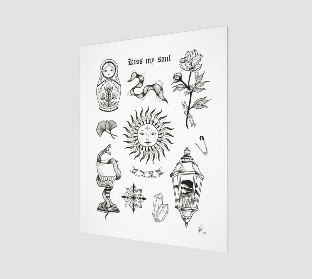 CINK x Erod.Tattoo Print