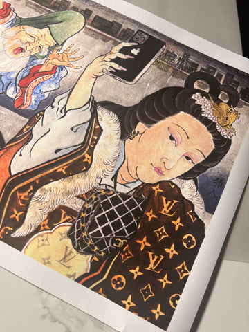 CINK x Rinzin Famous Lady print