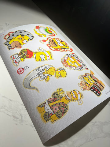 CINK x Manh Huynh Simpsons flash print