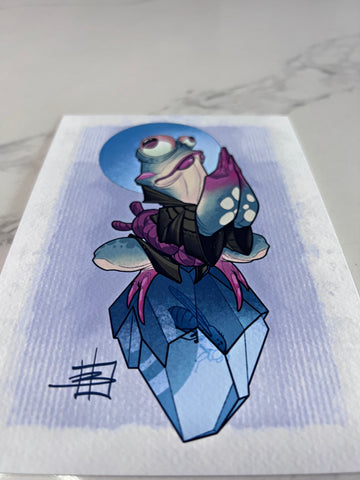 CINK x Briel Frog blue prayer Print