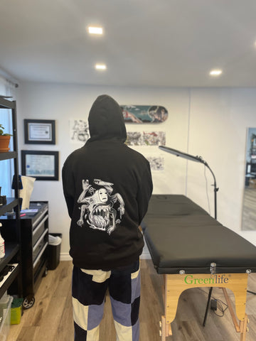 CINK x Sketch the kid 'Hoodie' Black