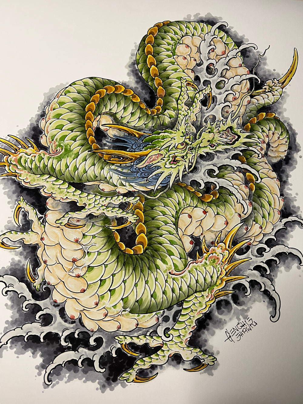 CINK x Genghis Shawn Mother Dragon print