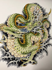 CINK x Genghis Shawn Mother Dragon print